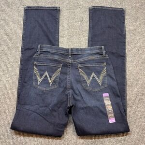 Wrangler Q-Baby Riding Jeans Womens 31x38 Bootcut Dark Wash NWT Denim
